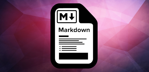 Imatge amb una icona gran de document tipus Markdown